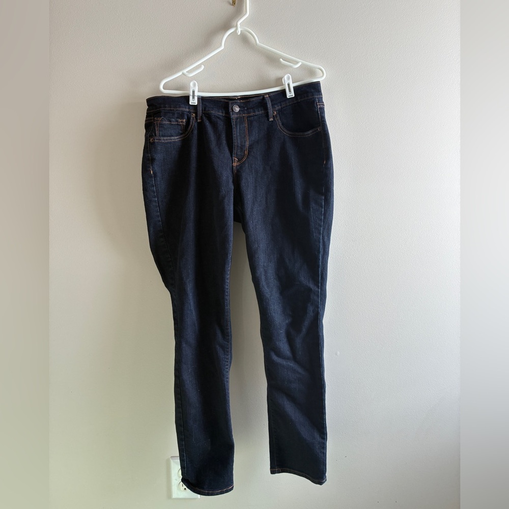 Old Navy Dark Indigo Women's Straight Leg Jeans